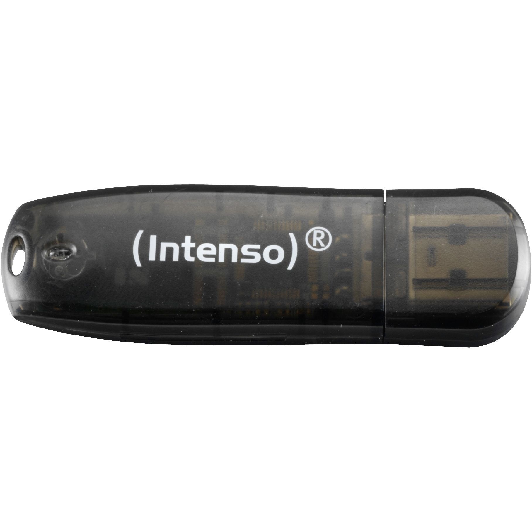 STICK 16GB 2.0 Intenso Rainbow Line schwarz