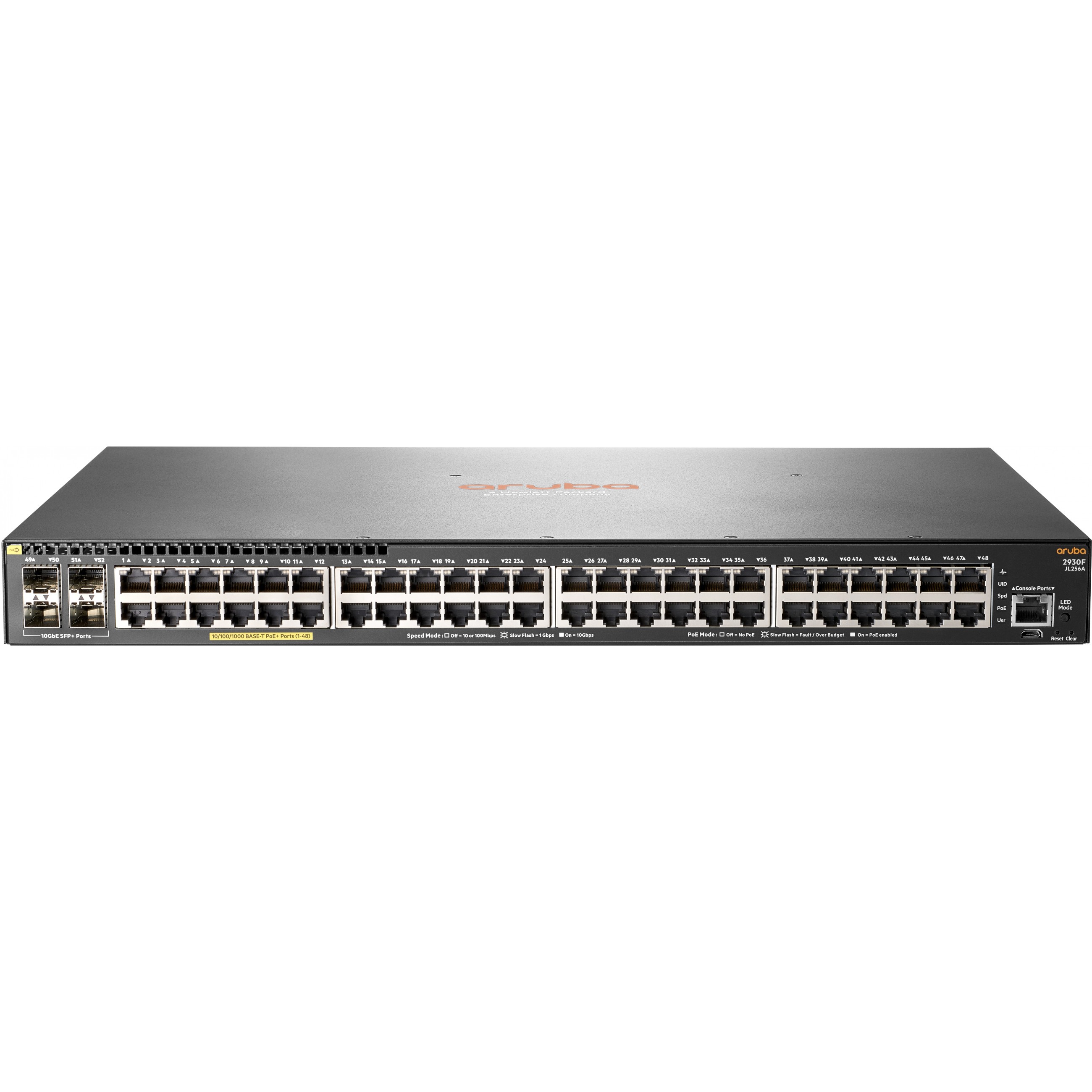 48+4P HP Enterprise Aruba 2930F 48G PoE+ (370W) 4SFP+ Switch