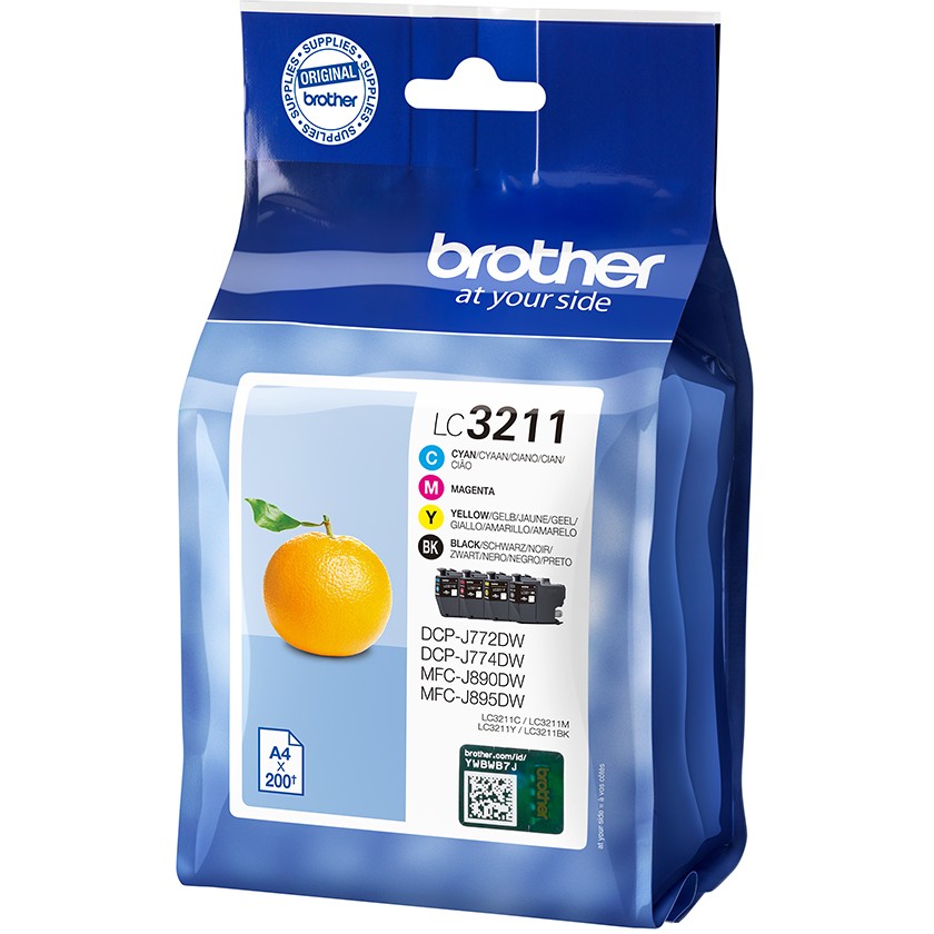Brother Tinte LC-3211 Value Pack (BK/C/M/Y)