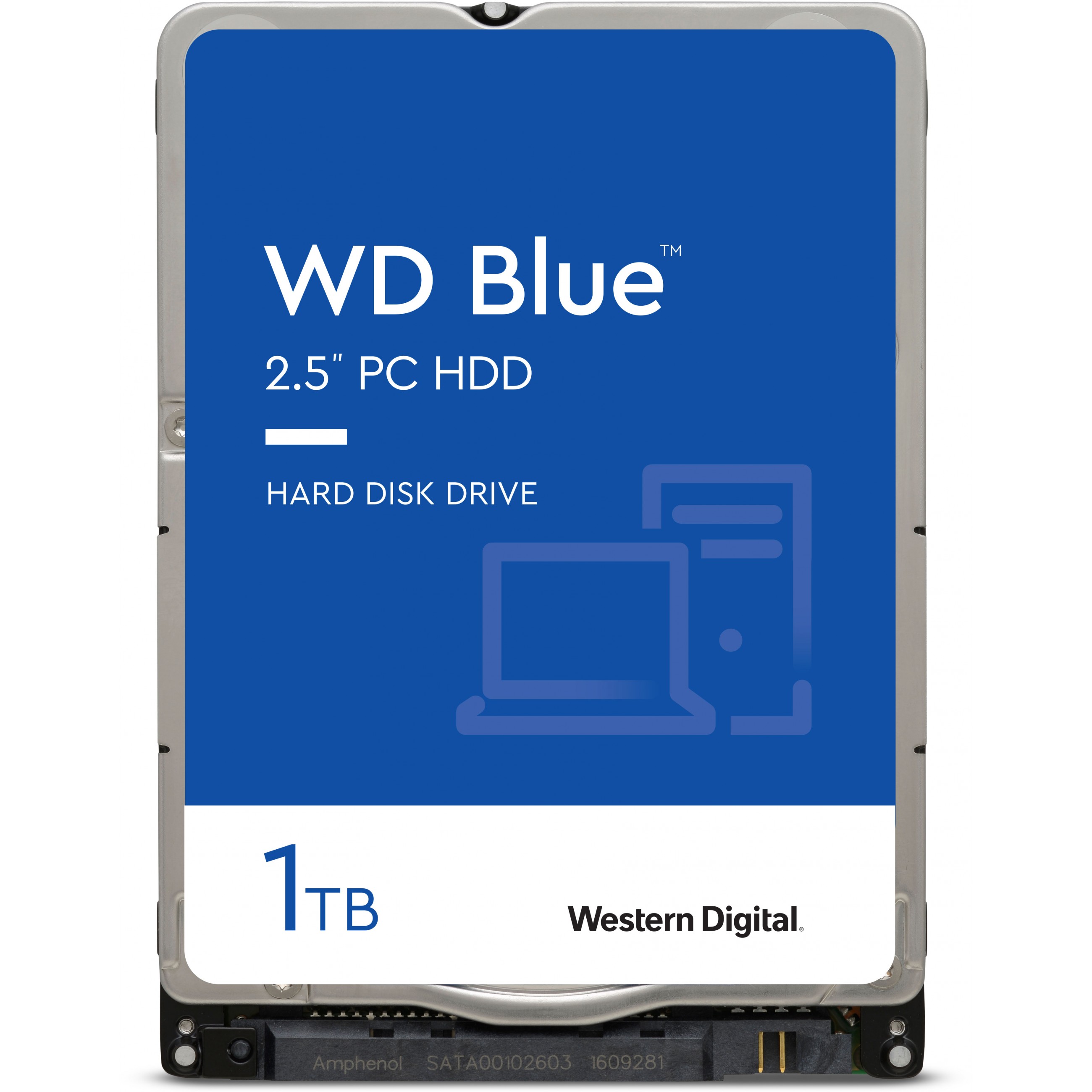 1TB WD WD10SPZX Blue 5400RPM 7mm 128MB