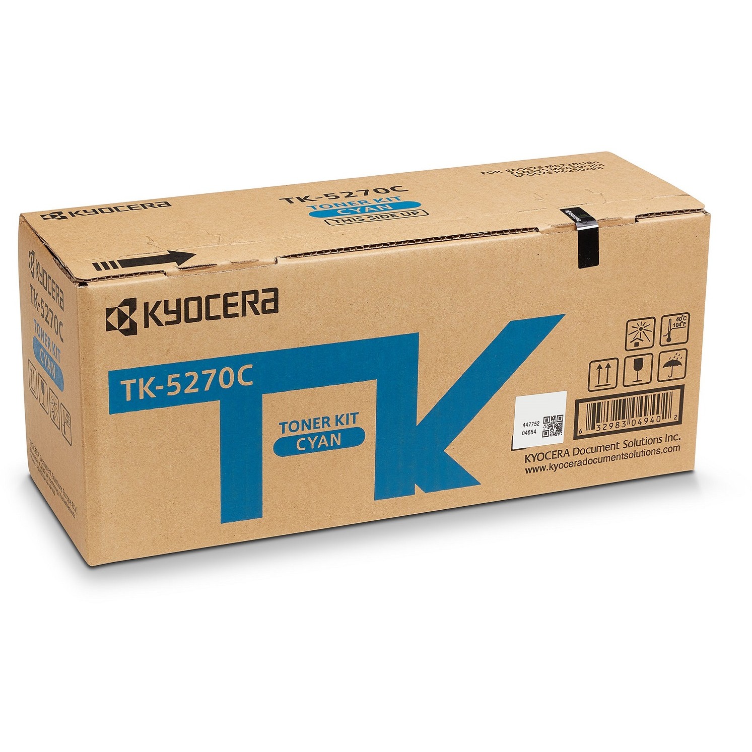 Kyocera Toner TK-5270C Cyan bis zu 6.000 Seiten gem. ISO/IEC 19798