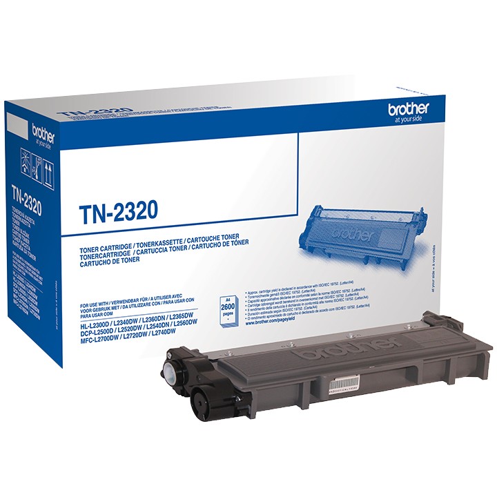 Brother Toner TN-2320 Schwarz bis zu 2.600 Seiten nach ISO/IEC 19752