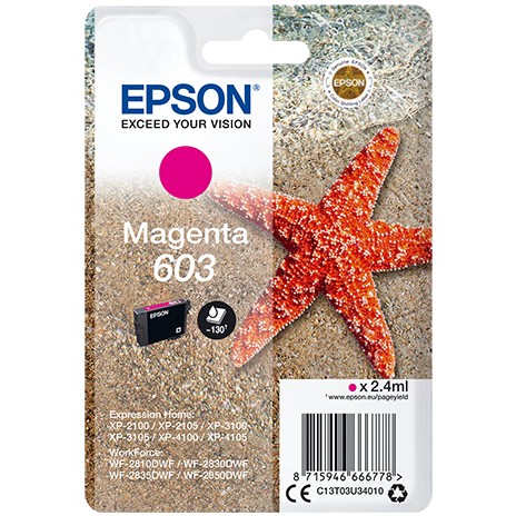 Epson Tinte 603 C13T03U34010 Magenta bis zu 130 Seiten