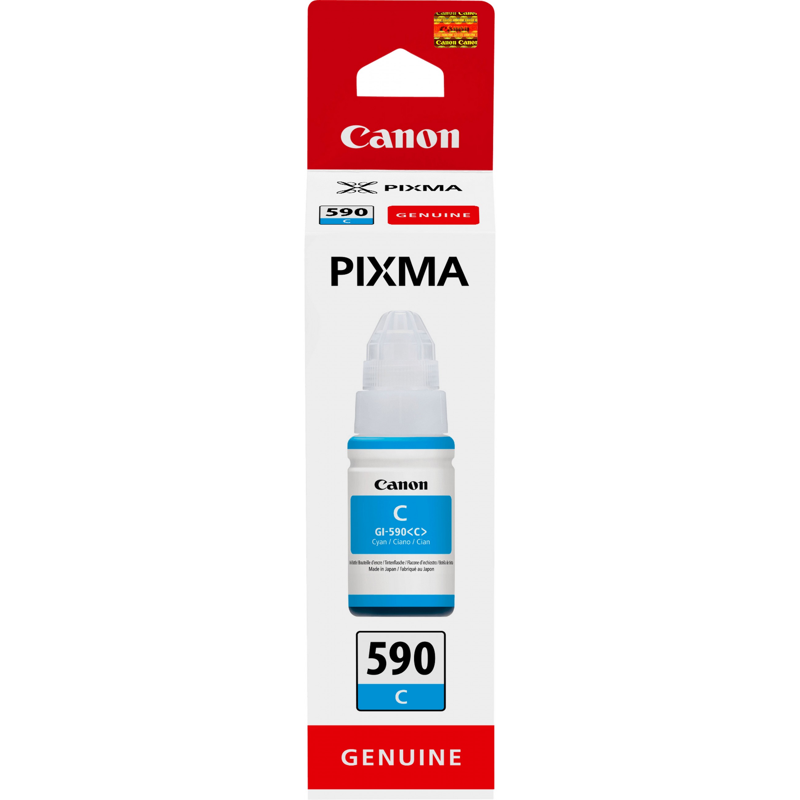 Canon Tinte GI-590 1604C001 Cyan bis zu 7.000 Seiten