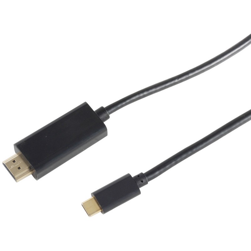 USB-C > HDMI (ST-ST) 1,8m 4K 60Hz Black