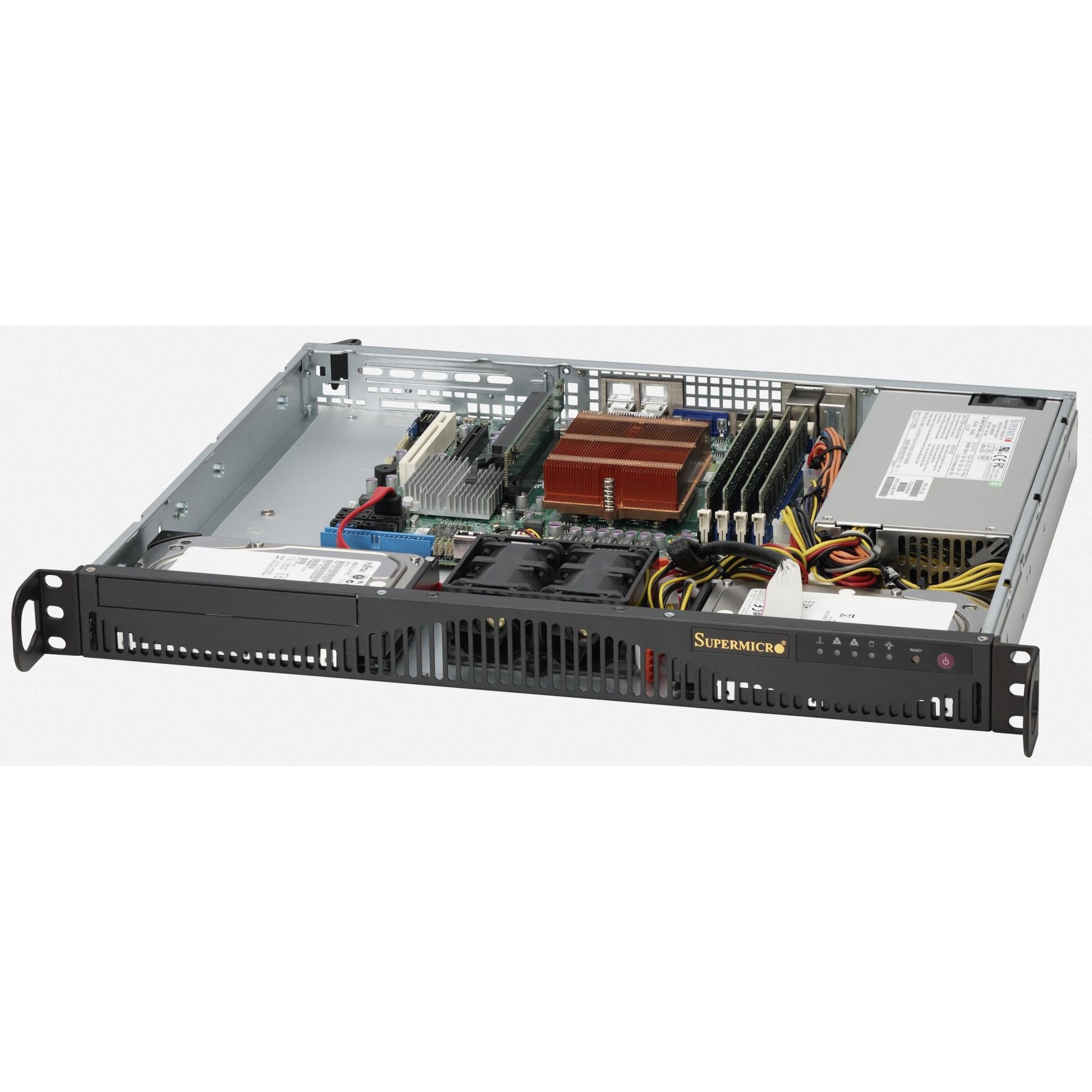 Supermicro SC512 F-350B1 - Rack - einbaufähig - 1U - ATX
