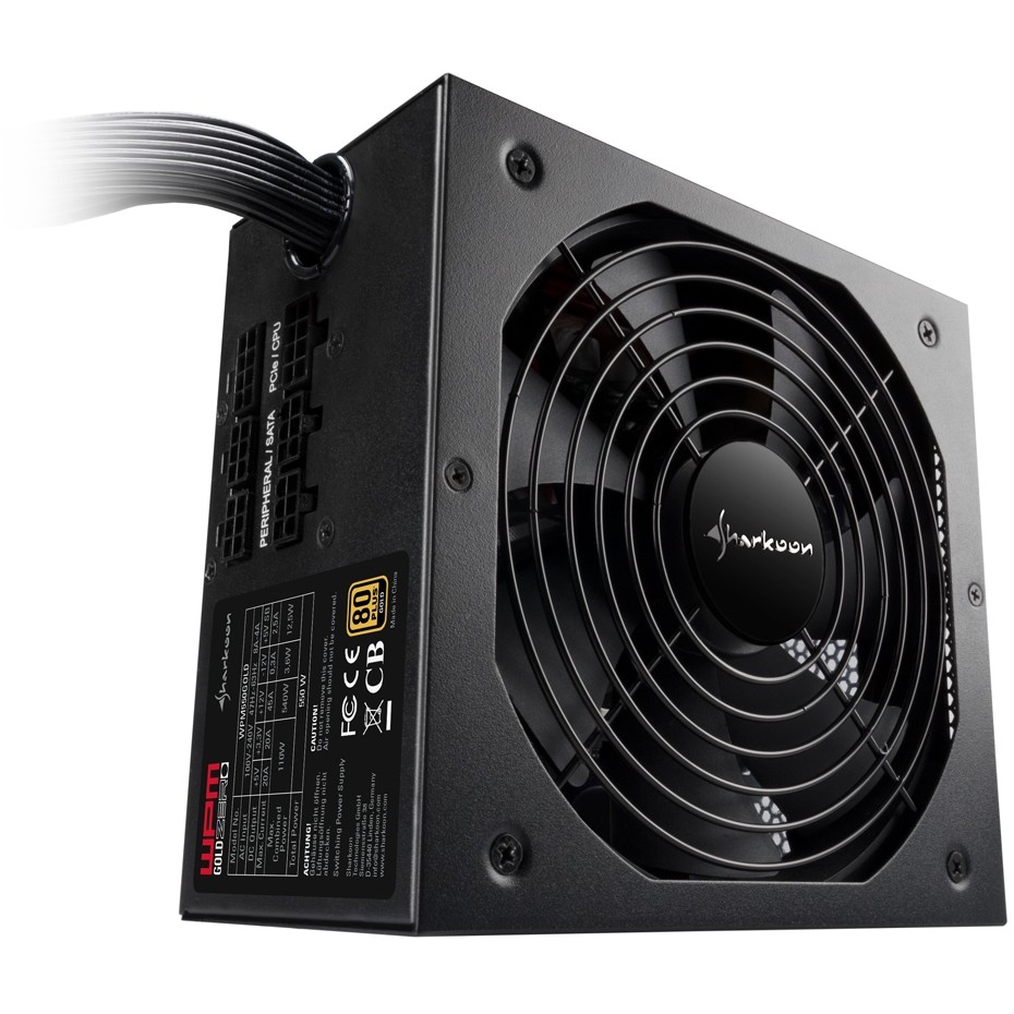 650W Sharkoon WPM Gold ZERO | 80+Gold