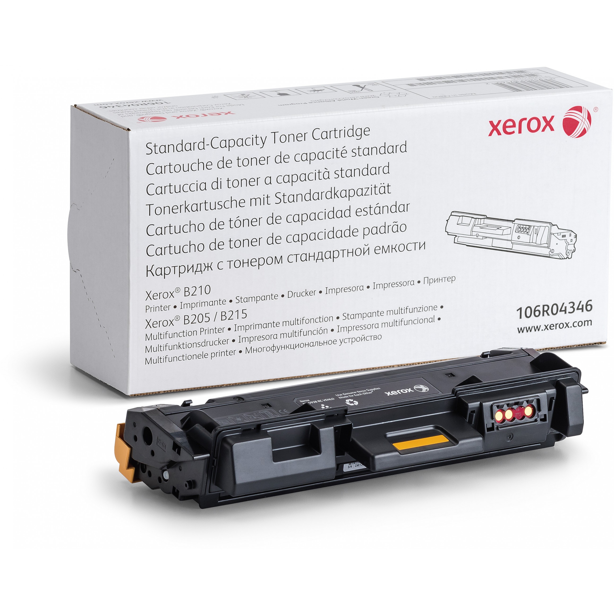 Xerox Toner 106R04346 Schwarz