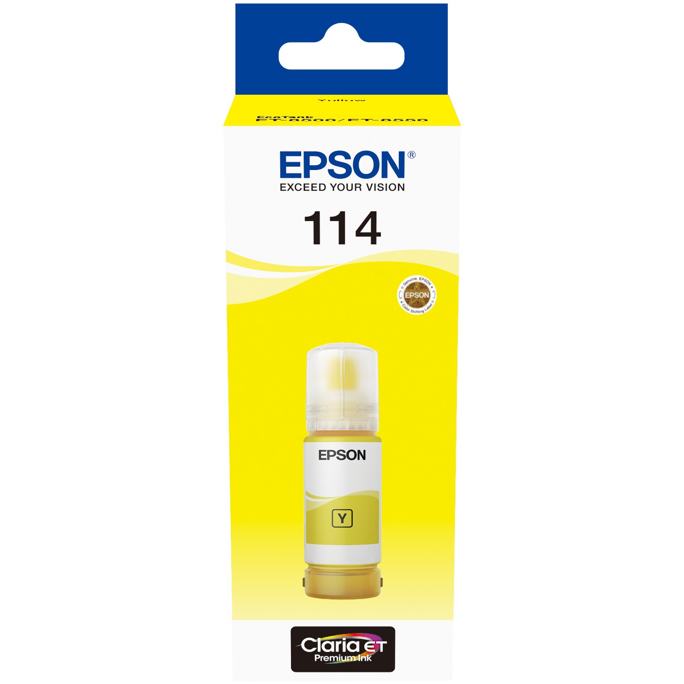 TIN Epson Tinte 114 EcoTank C13T07B440 Gelb bis zu 6.200 Seiten
