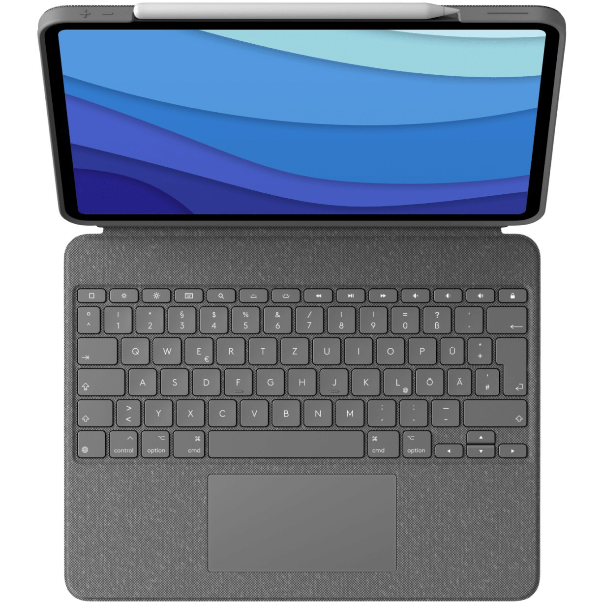 Logitech Combo Touch Tastatur Trackpad Apple iPad 12,9