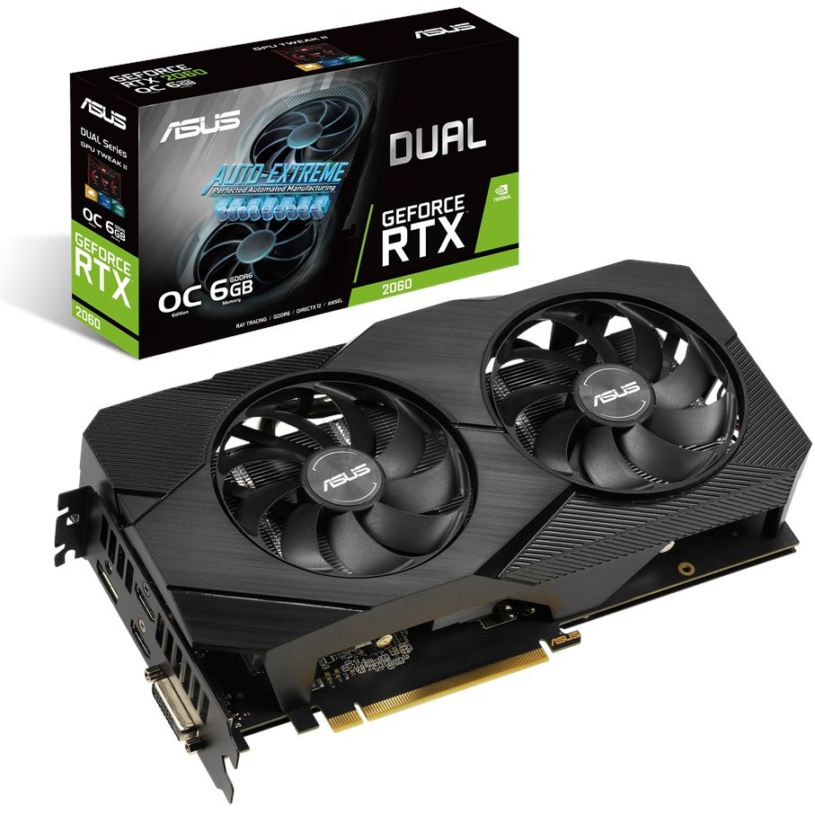 RTX 2060 6GB ASUS Dual EVO OC GDDR6