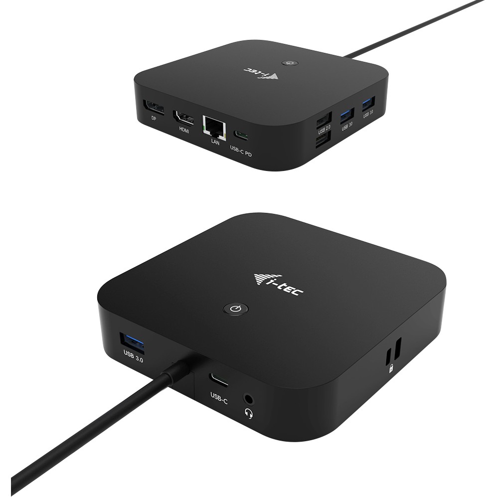 i-tec USB-C HDMI DP Docking Station + Power Delivery 100W
