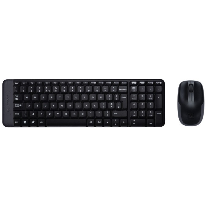 Logitech MK220 Wireless Desktopset QWERTY US