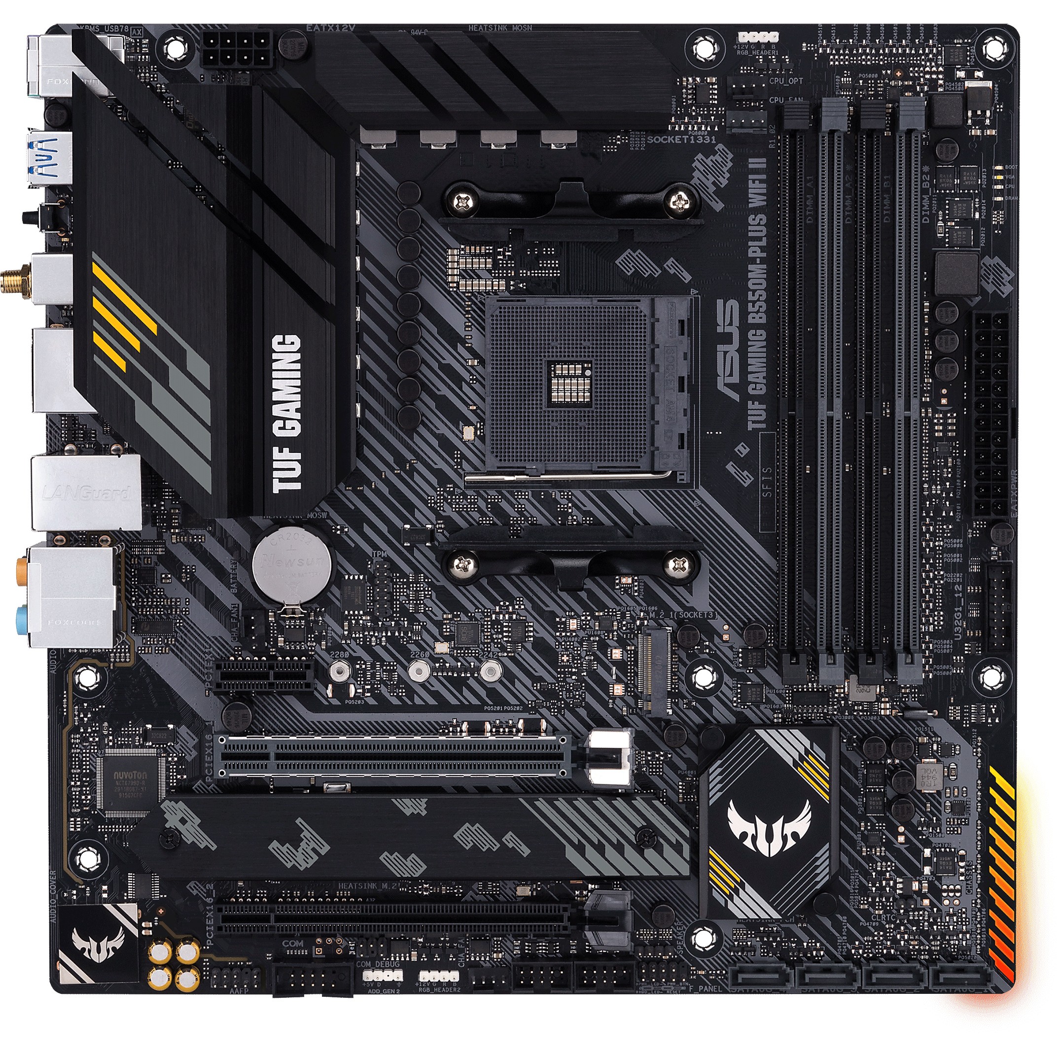 MB ASUS TUF GAMING B550M-PLUS (WI-FI II) (AMD.AM4.DDR4.ATX)