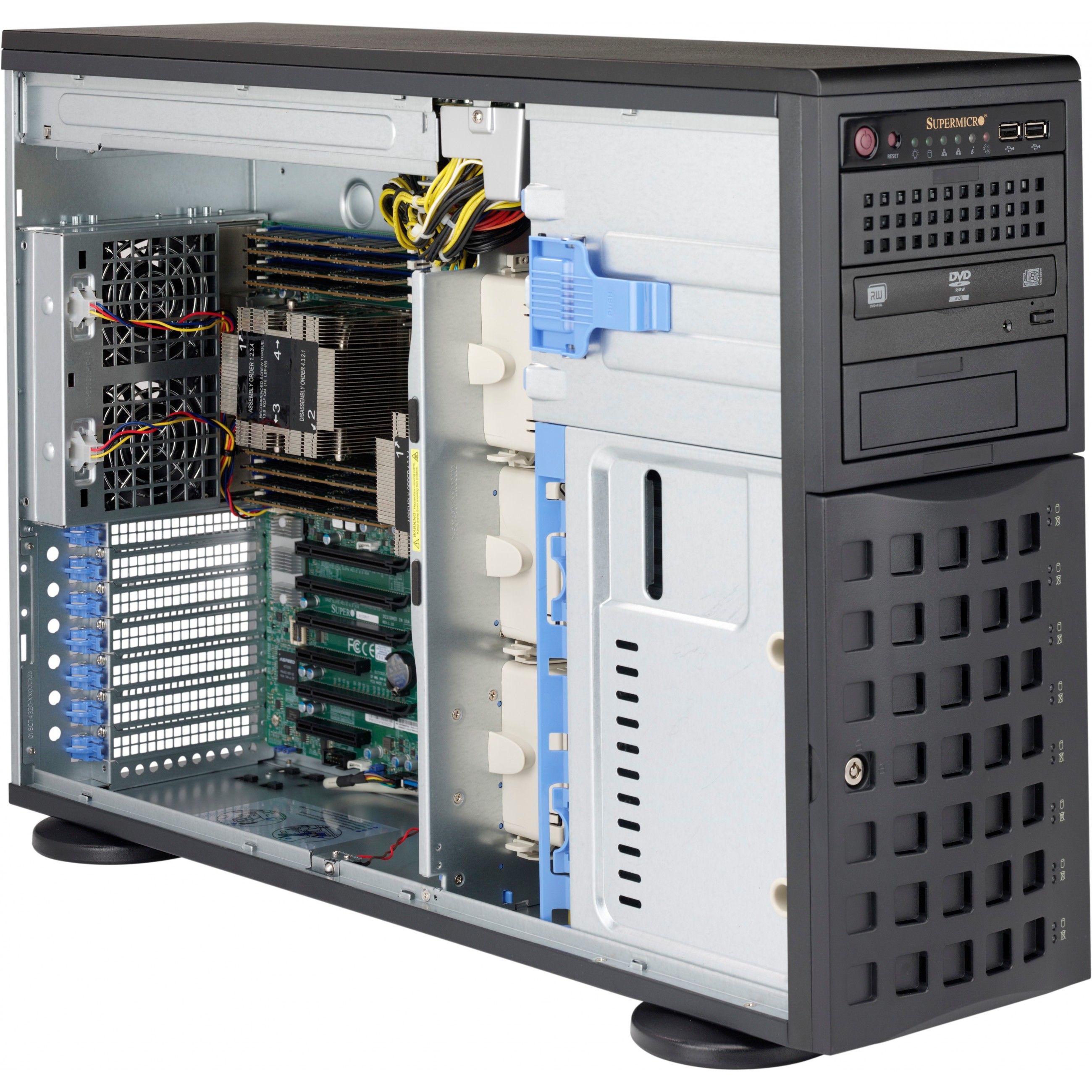 S SuperMicro SC745 BAC-R1K23B Tower