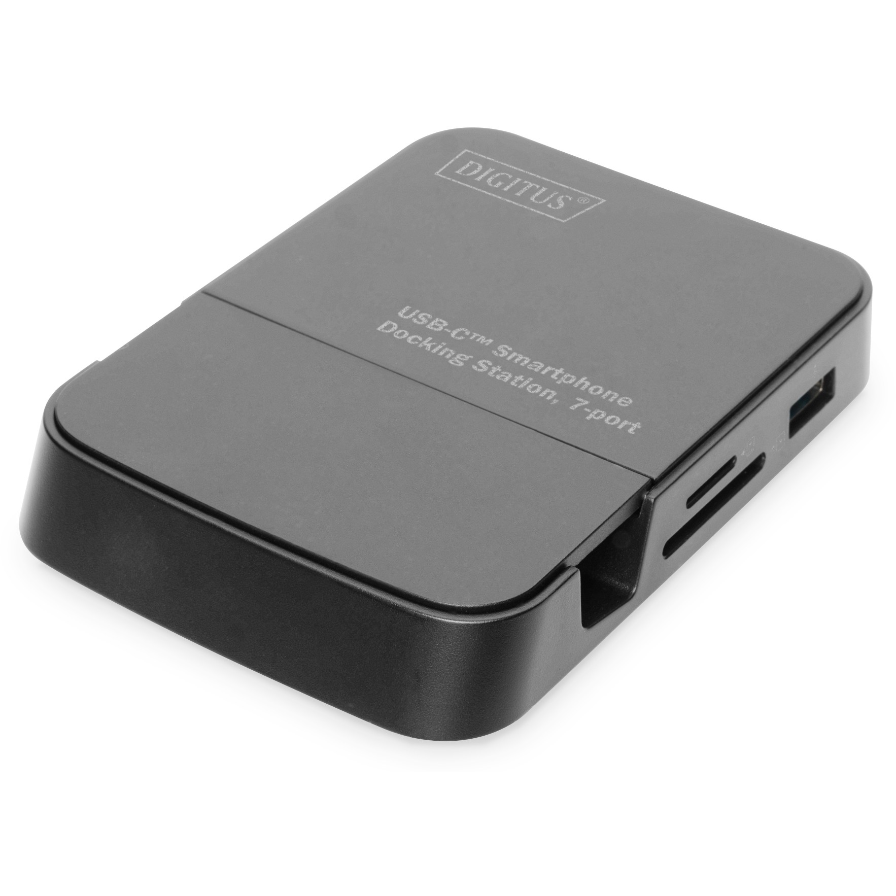 DIGITUS USB-C/2xUSB2.0/USB3.0/HDMI/SD2.0/MicroSD2.0 Black