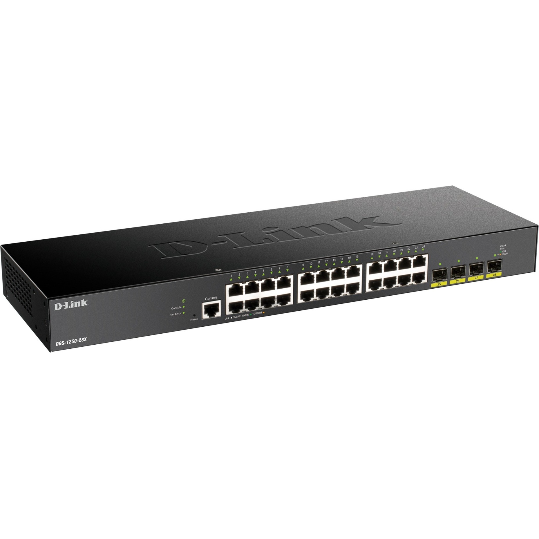 24+4P D-Link DGS-1250-28X 4x SFP+ M RM