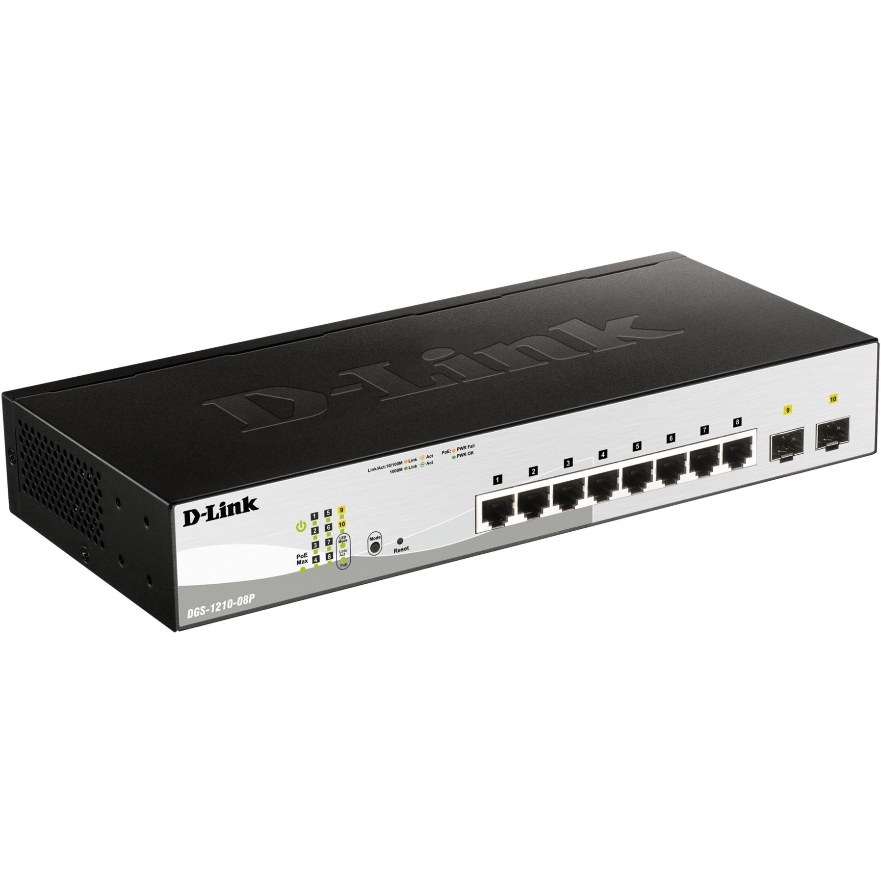 8P D-Link DGS-1210-08P PoE M
