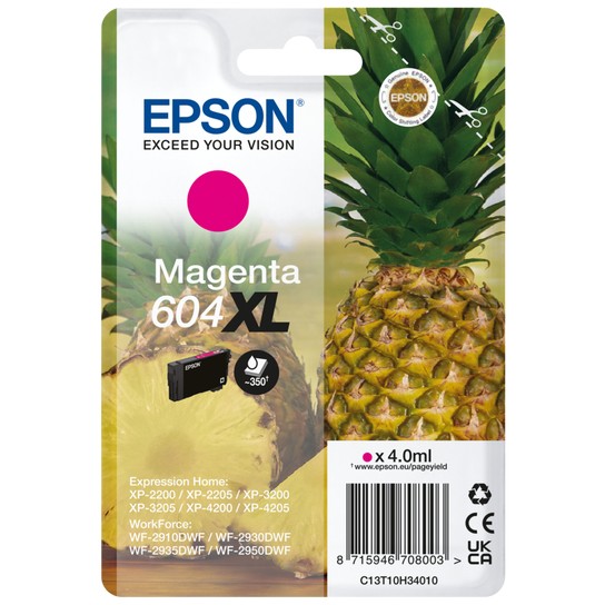 Epson Tinte 604XL C13T10H34010 Magenta bis zu 350 Seiten