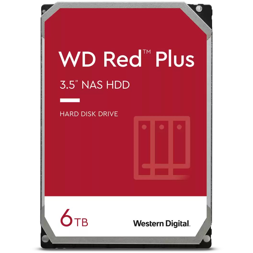 6TB WD60EFPX Red Plus 5400RPM 256MB