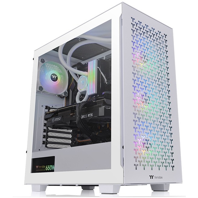 Midi Thermaltake TOWER ATX V350 TG ARGB AIR SNOW White