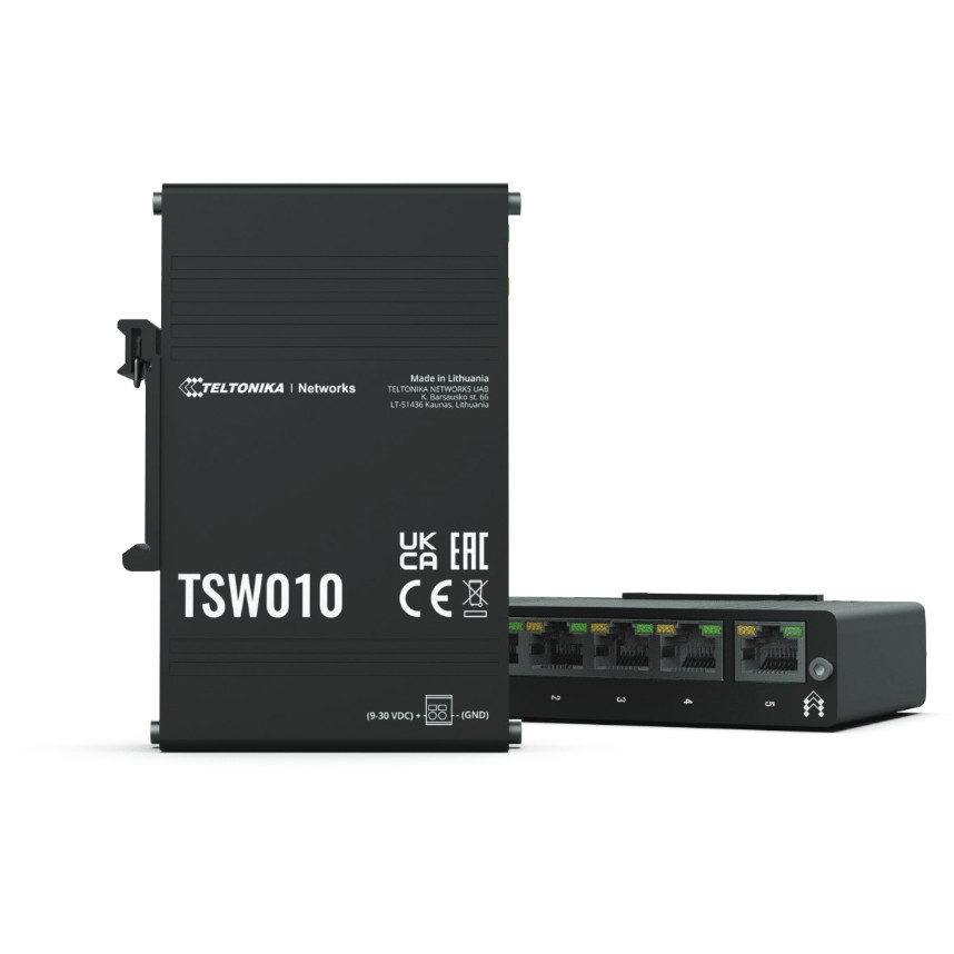 5P Teltonika TSW010 Din Rail Switch