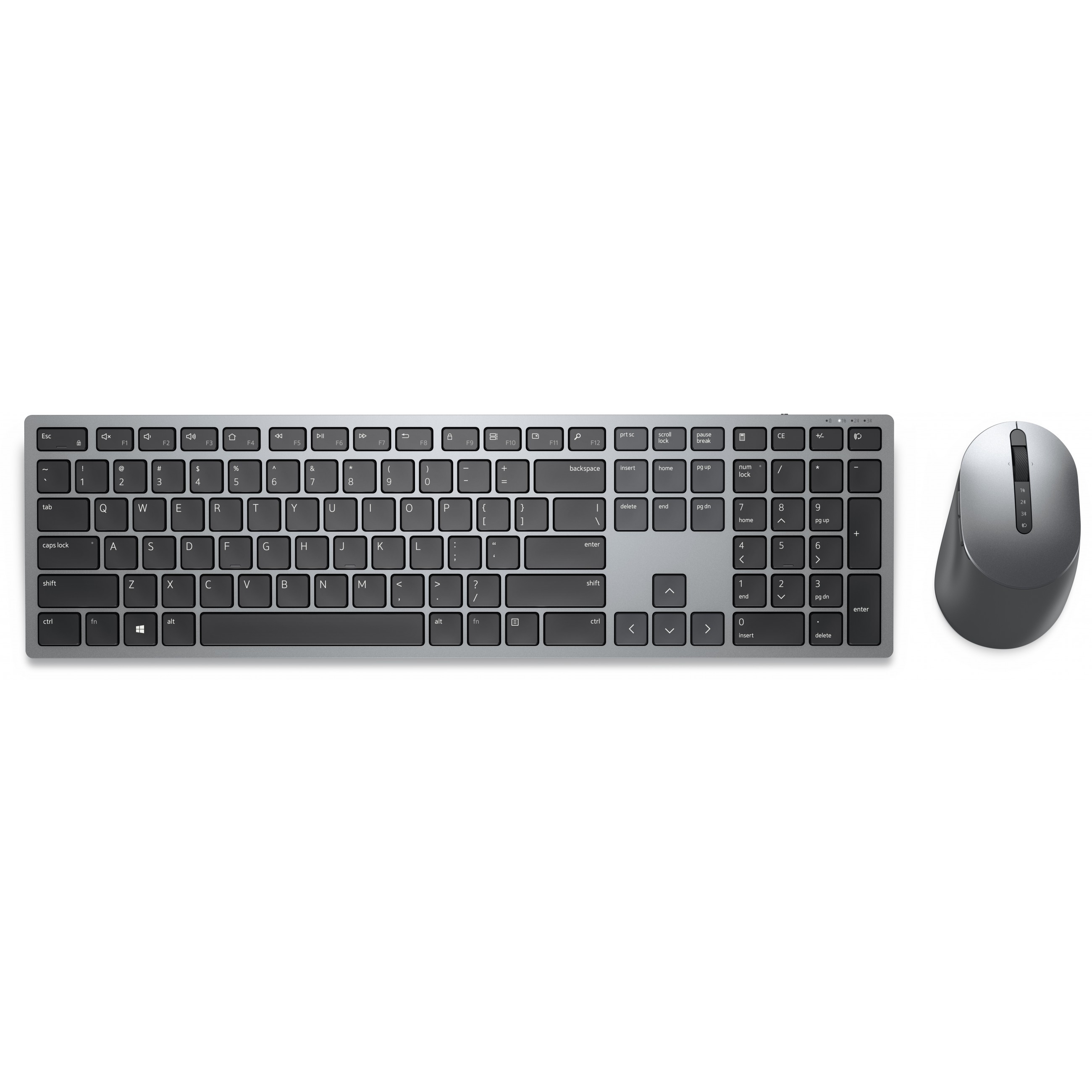 Dell Premier Multi-Device KM7321W - Tastatur-und-Maus-Set titan grey QWERTZ DE