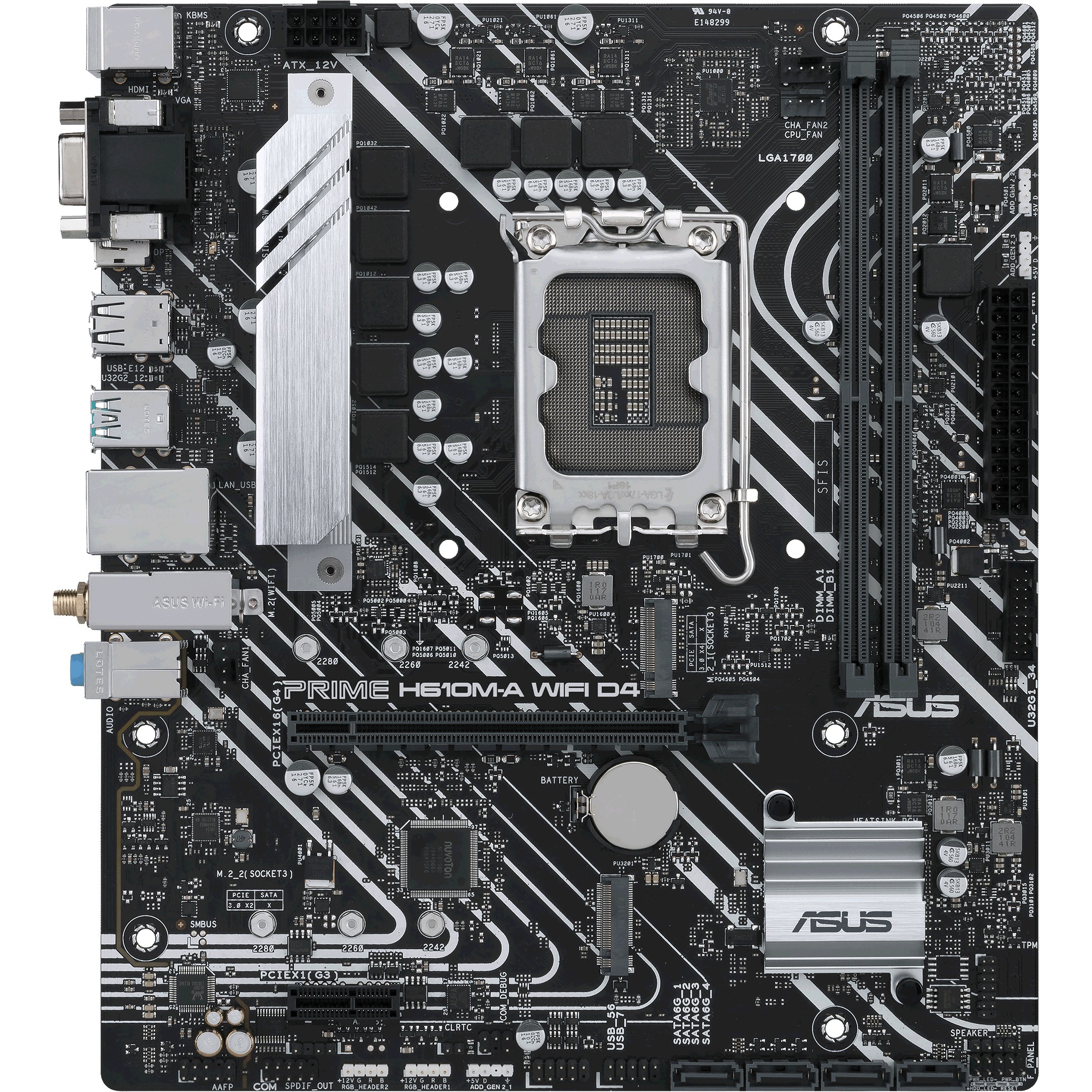 1700 ASUS PRIME H610M-A WIFI DDR4