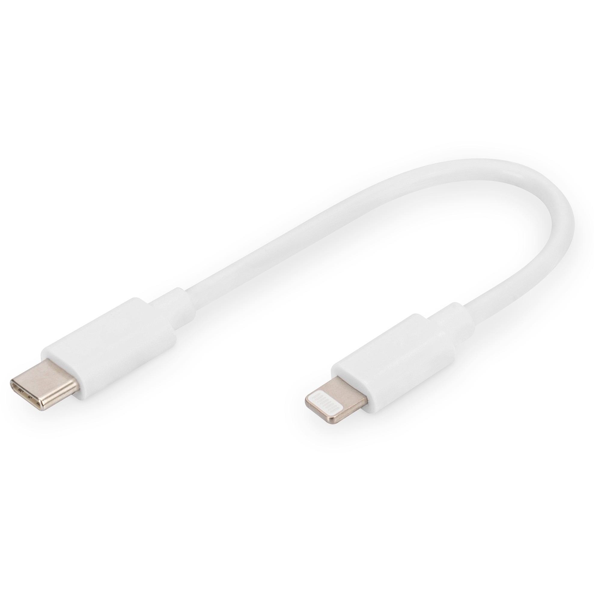 KAB USB-C > Lightning (ST-ST) 0,15m Digitus White