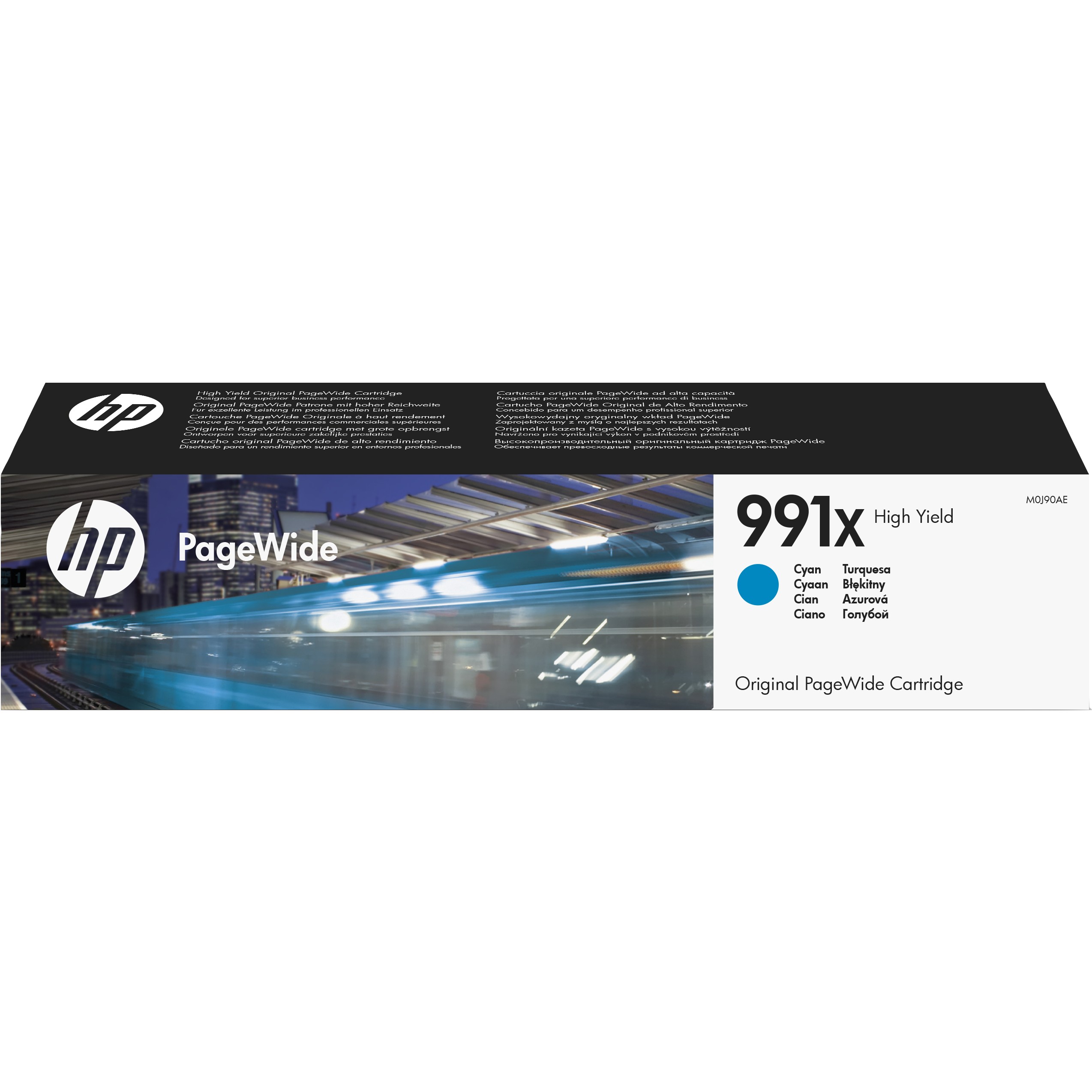 HP original PageWide 991X original Ink cartridge M0J90AE Cyan