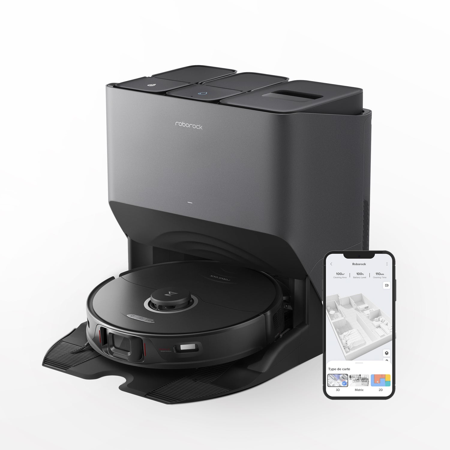 Roborock S8 Pro Ultra Robotic Cleaner Black Saugroboter
