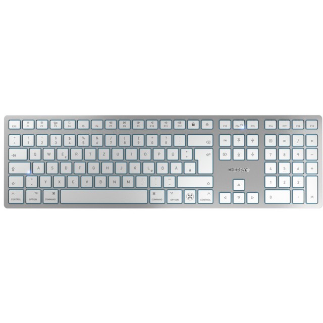 Cherry KW 9100 SLIM - Tastatur wireless white QWERTZ DE