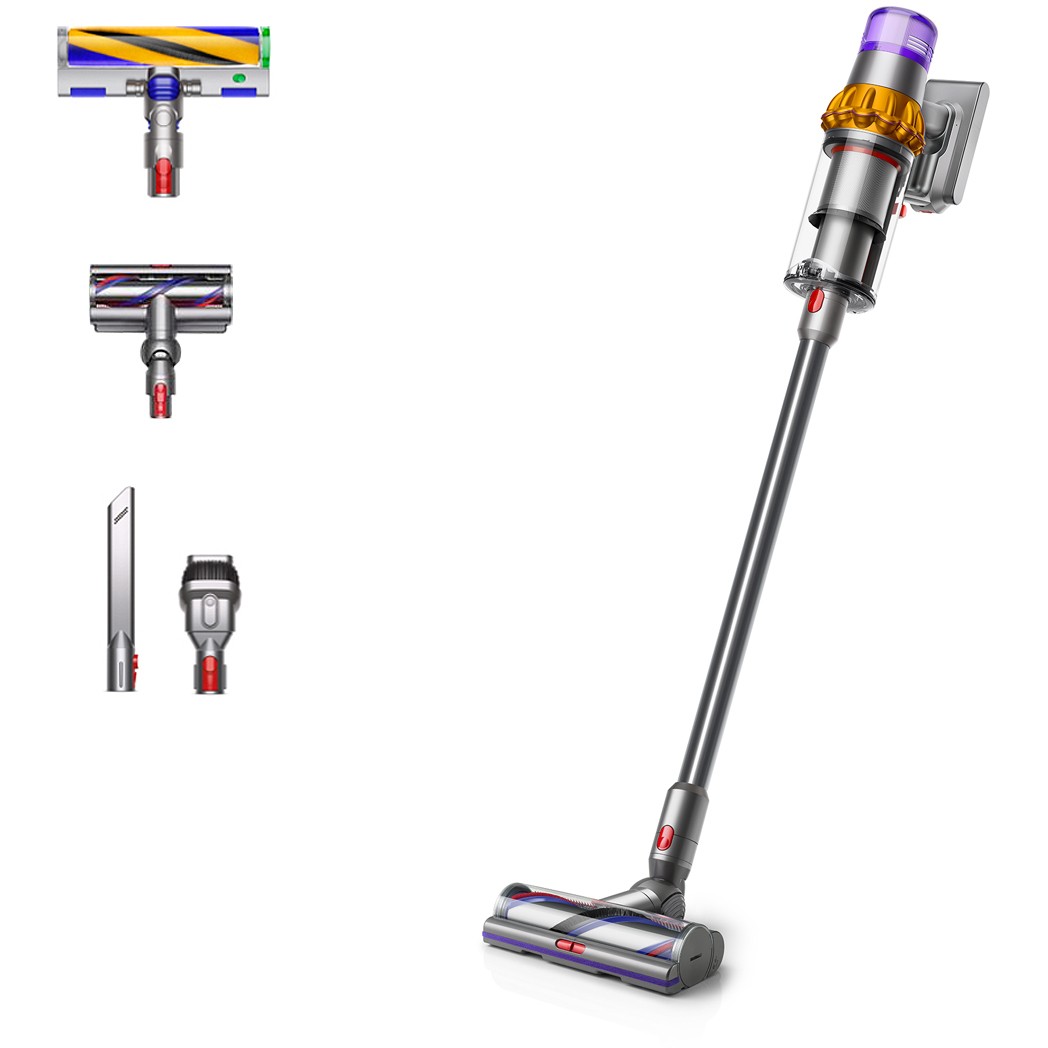 Dyson V15 Detect Absolute Kabelloser Staubsauger (Gelb/Nickel)