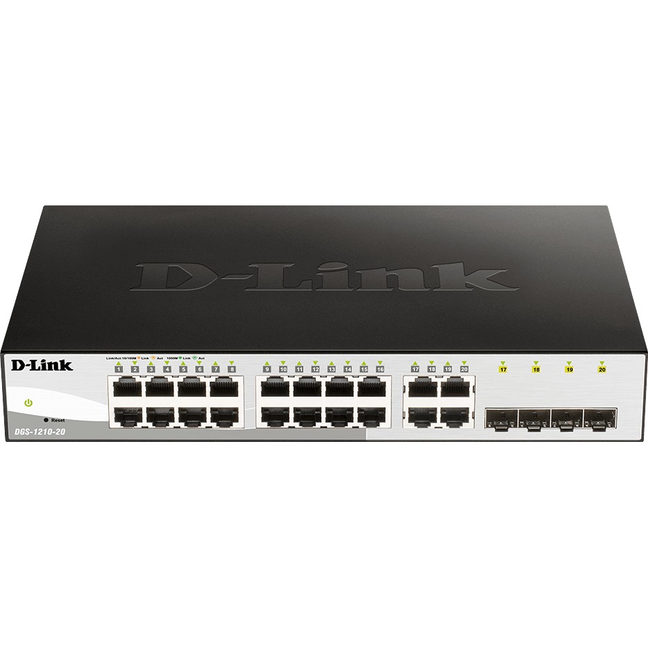 20P D-Link DGS-1210-20/E M RM LWL MDI 1HE