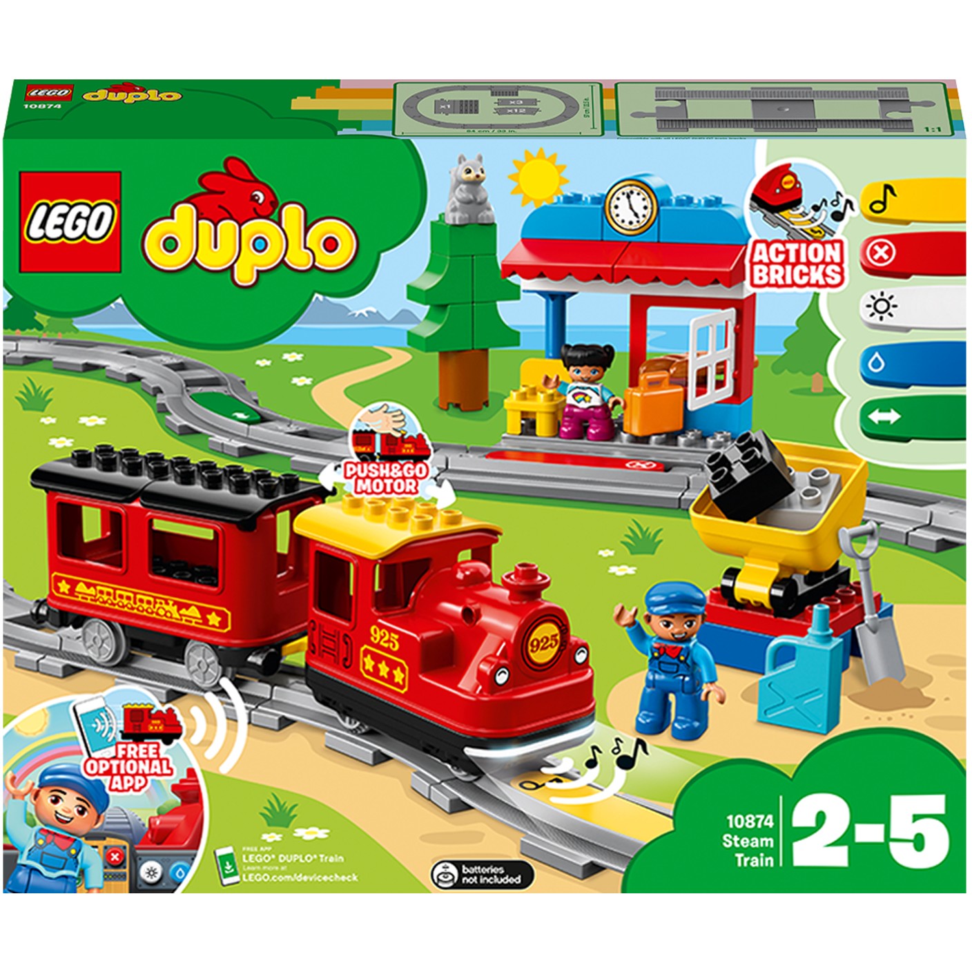 SOP LEGO DUPLO Dampfeisenbahn 10874