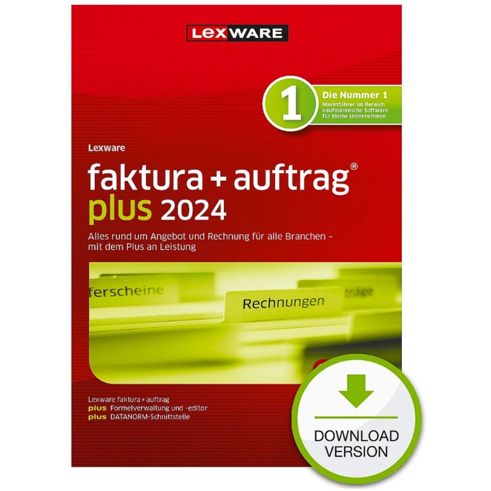 Lexware Faktura+Auftrag Plus 2024 - 1 Devise, ABO - ESD -DownloadESD