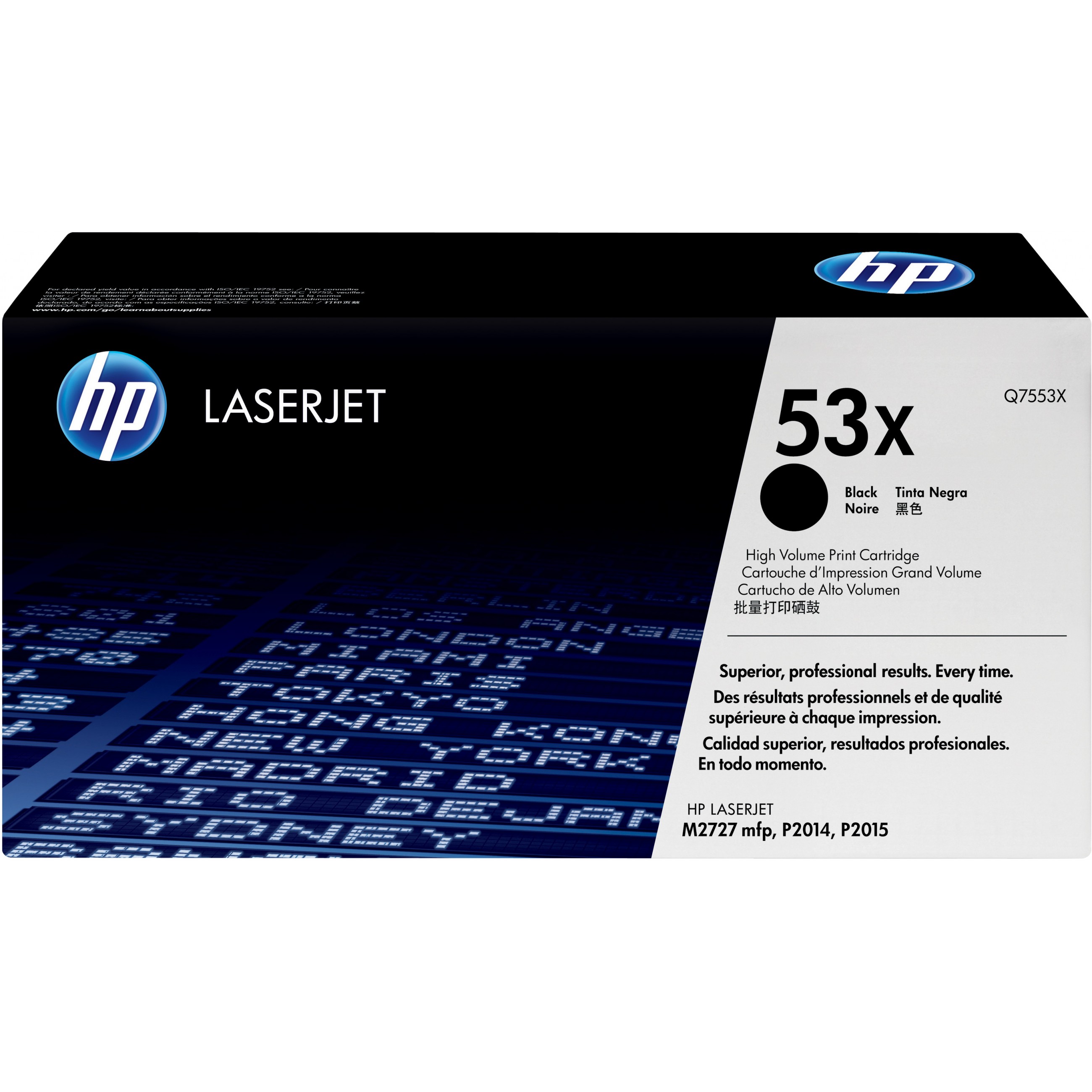 HP Toner 53X Q7553X Schwarz bis zu 7.000 Seiten