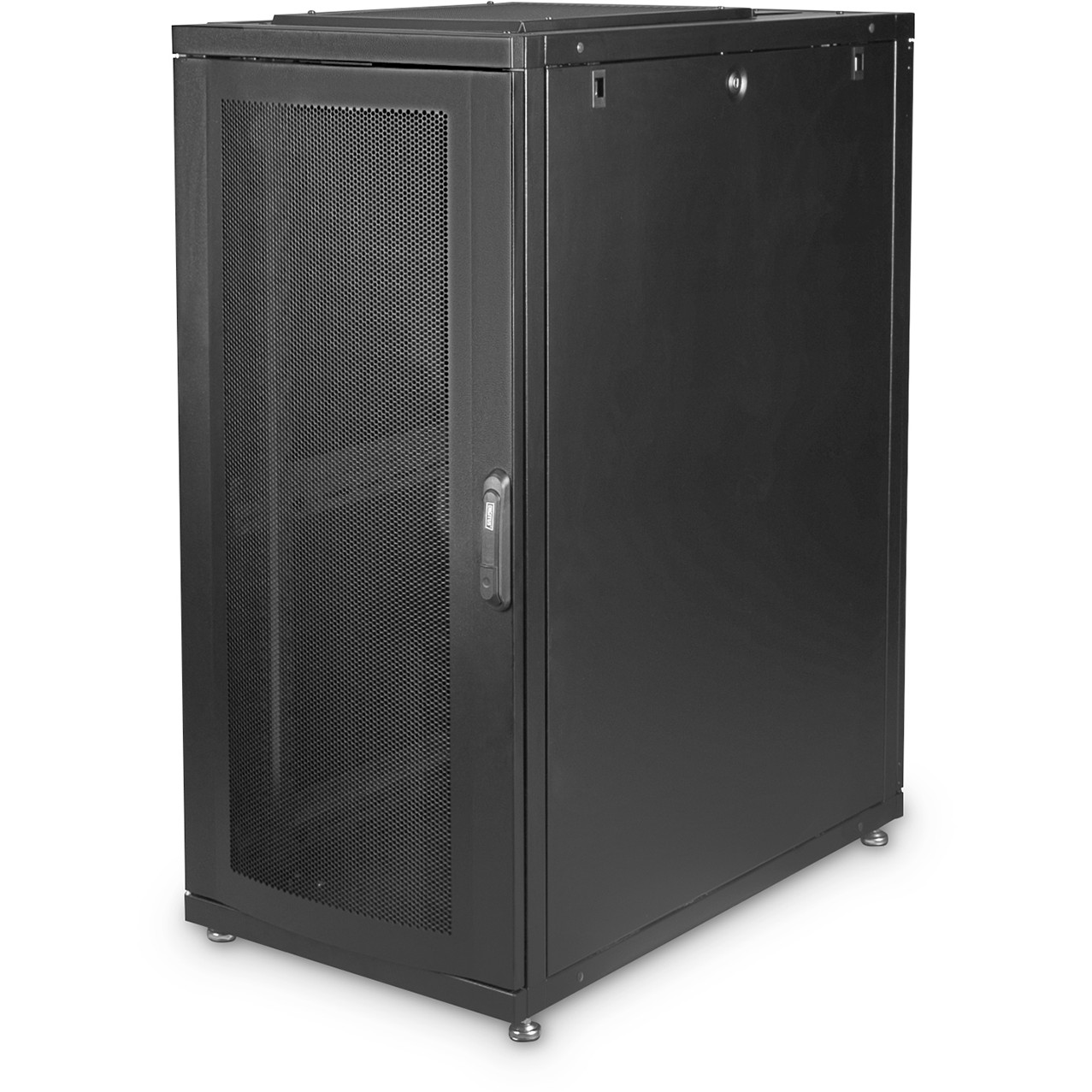 DIGITUS Serverschrank Unique 26HE 1260x600x1000mm schwarz (Speditionsversand)