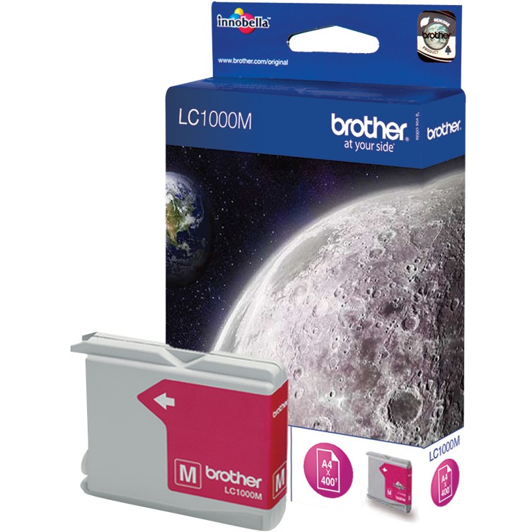 Brother Tinte LC-1000M Magenta bis zu 400 Seiten nach ISO 24711