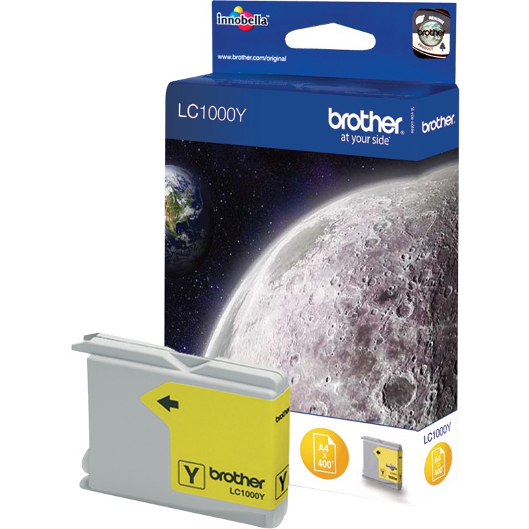 Brother Tinte LC-1000Y Gelb bis zu 400 Seiten nach ISO 24711