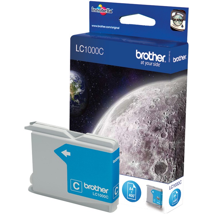 Brother Tinte LC-1000C Cyan bis zu 400 Seiten nach ISO 24711
