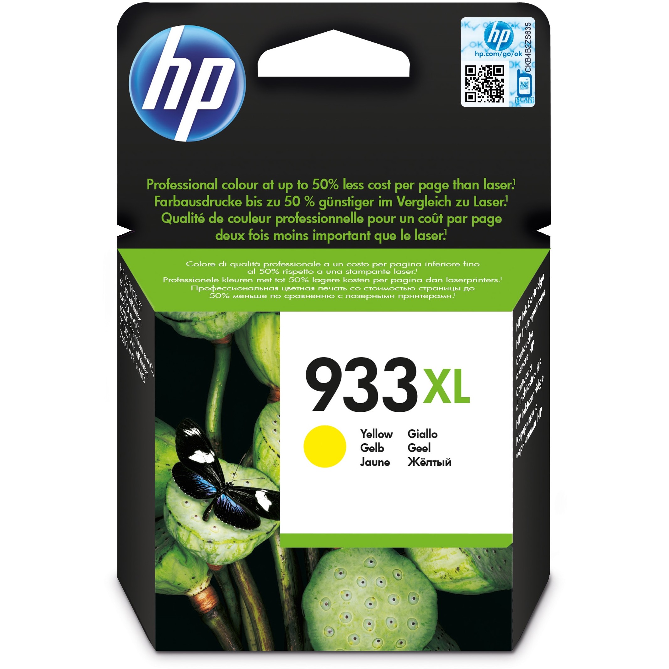 HP Tinte 933XL Gelb