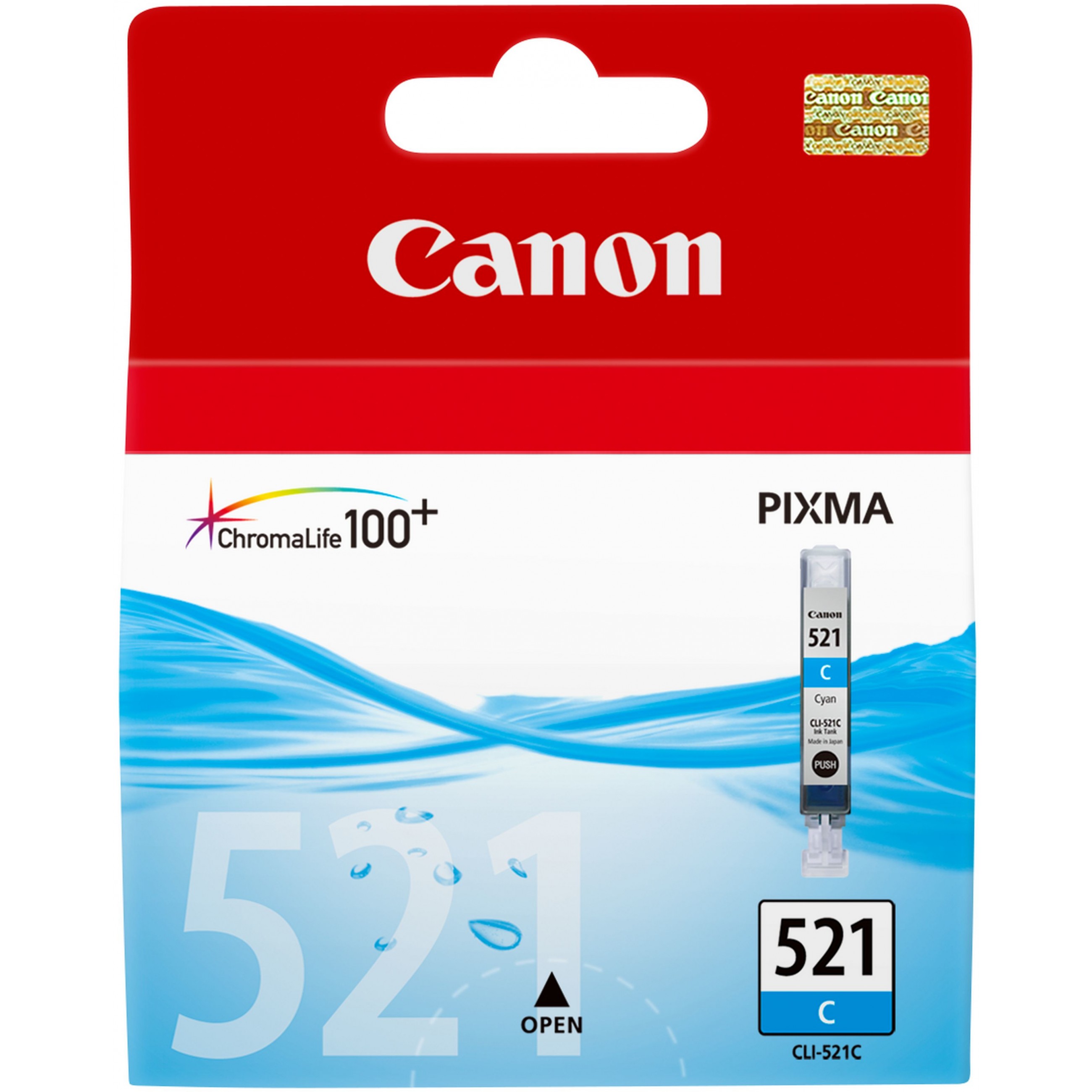 Canon Tinte CLI-521C 2934B001 Cyan