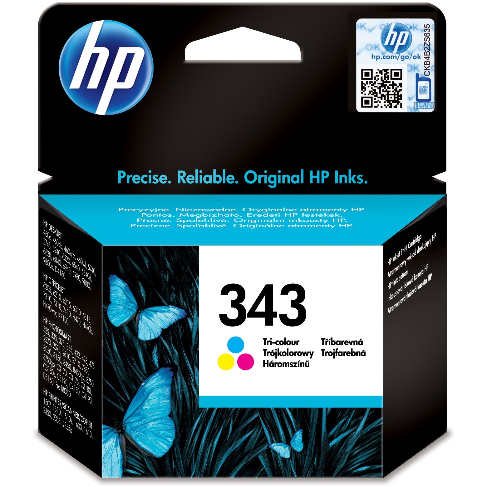 HP Tinte 343 C8766EE Color (Cyan/Magenta/Gelb)