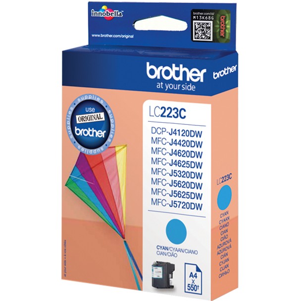 Brother Tinte LC-223C Cyan bis zu 550 Seiten nach ISO/IEC 24711