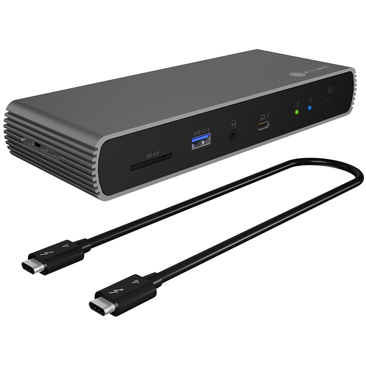 D Dockingstation Thunderbolt 4 Type-C 4xUSB-A/3xUSB-C/HDMI ICY BOX Black