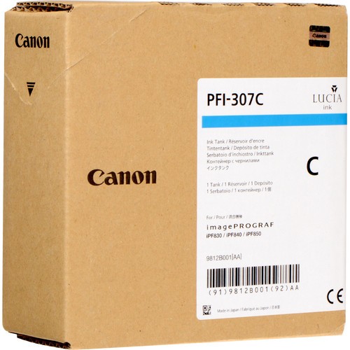 Canon Tinte PFI-307 C 9812B001 Cyan