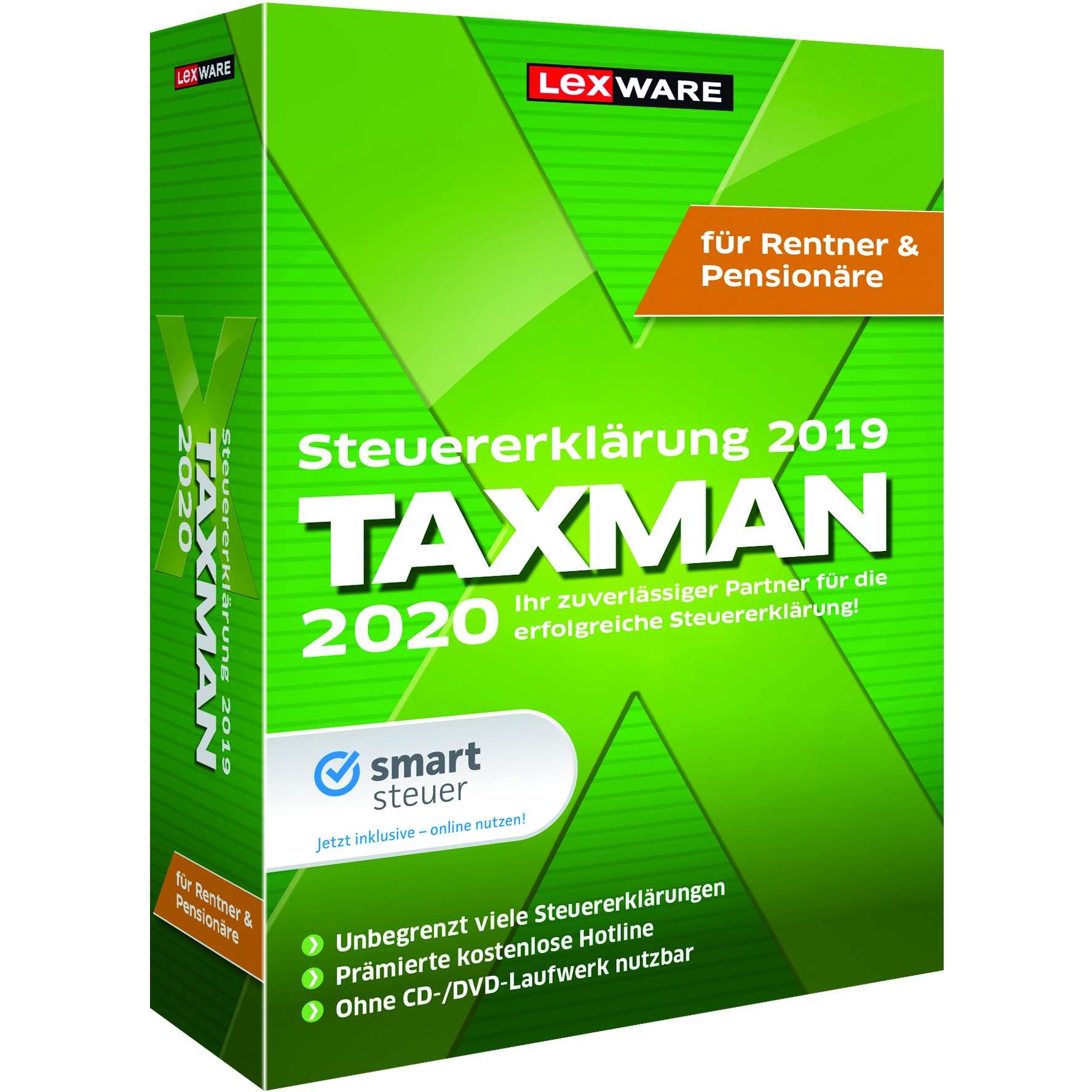 Lexware Taxman 2020 für Rentner&Pensionäre - 1 Device - ESD-DownloadESD
