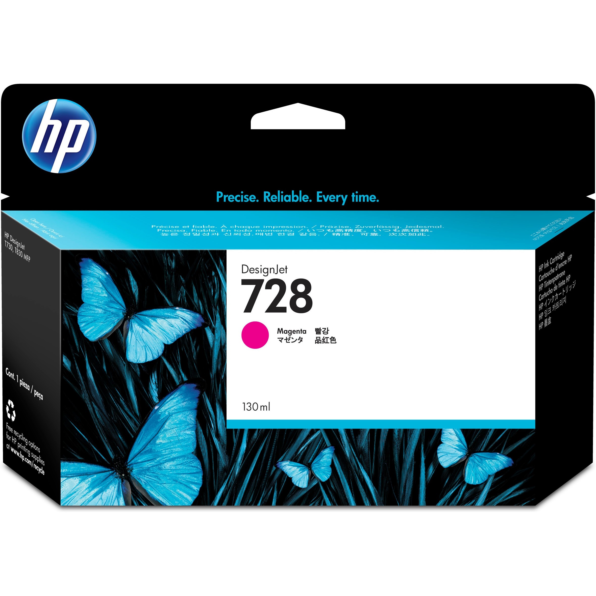 HP Tinte 728 magenta 130 ml