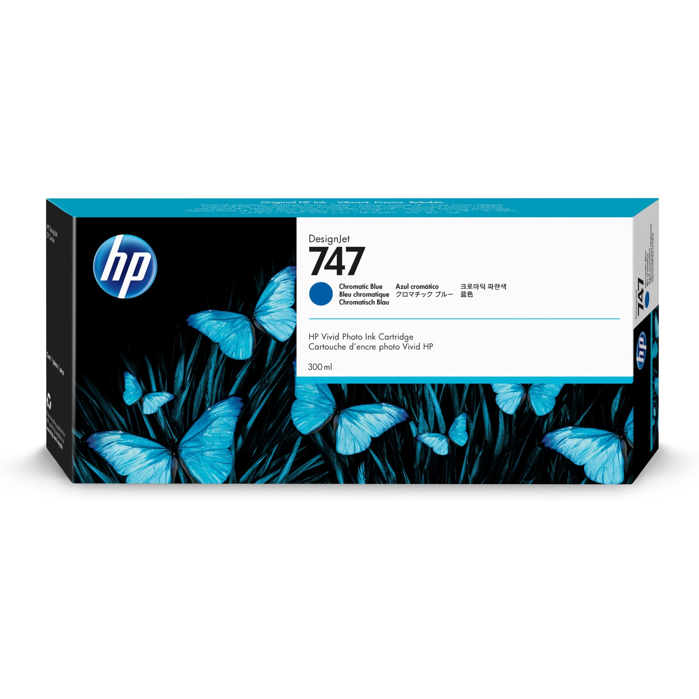 HP Tinte 746 P2V85A Blau Chrom